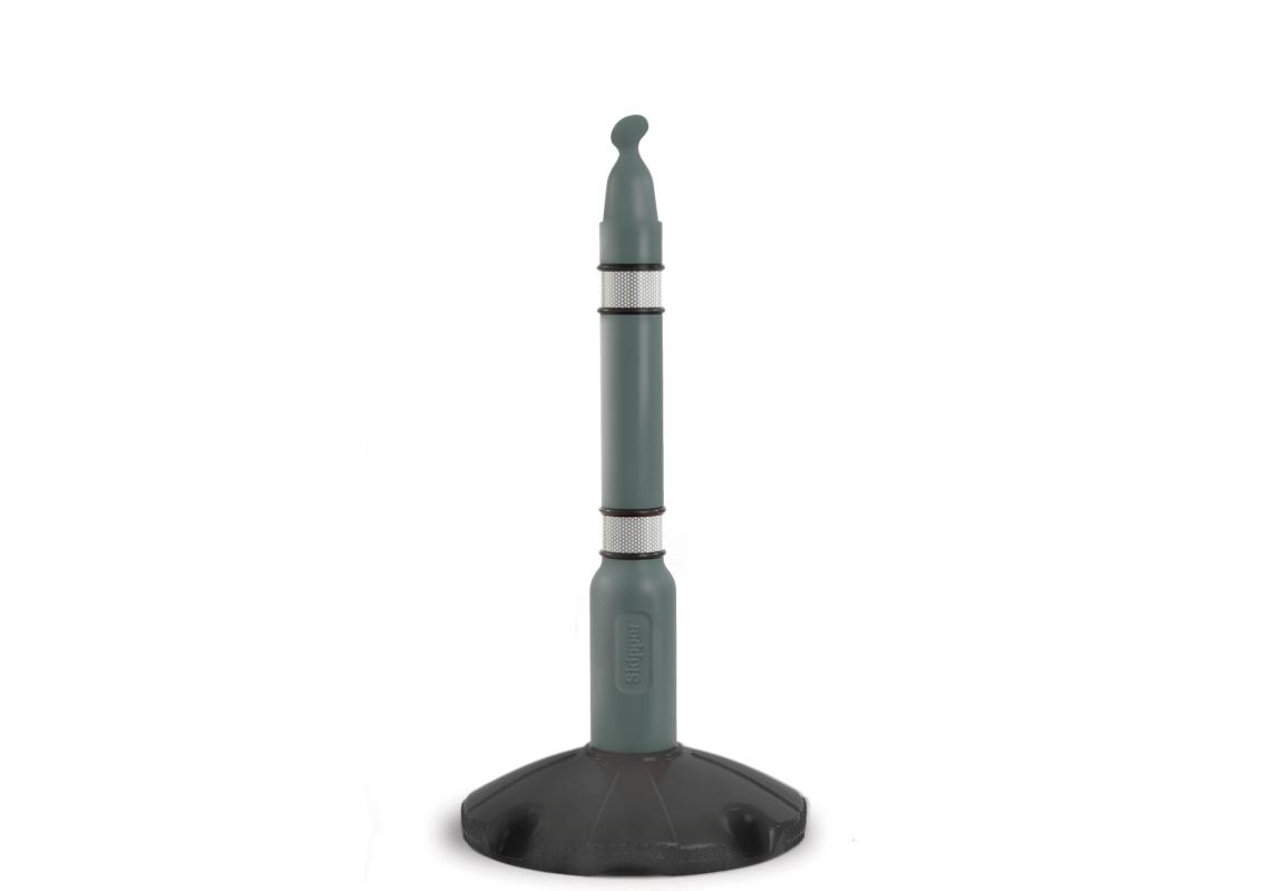 Poteau + base lestable SKIPPER Gris